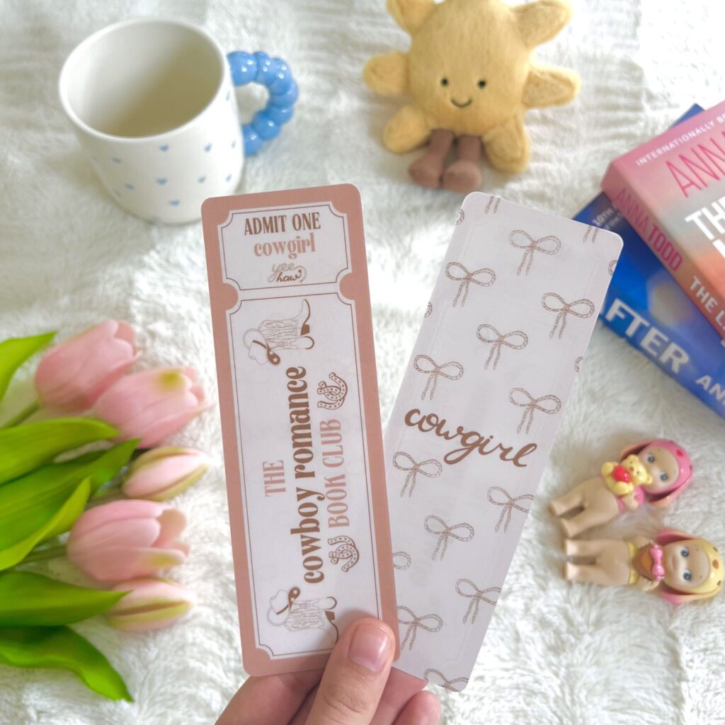 Marque-page "The cow-boy romance book club"